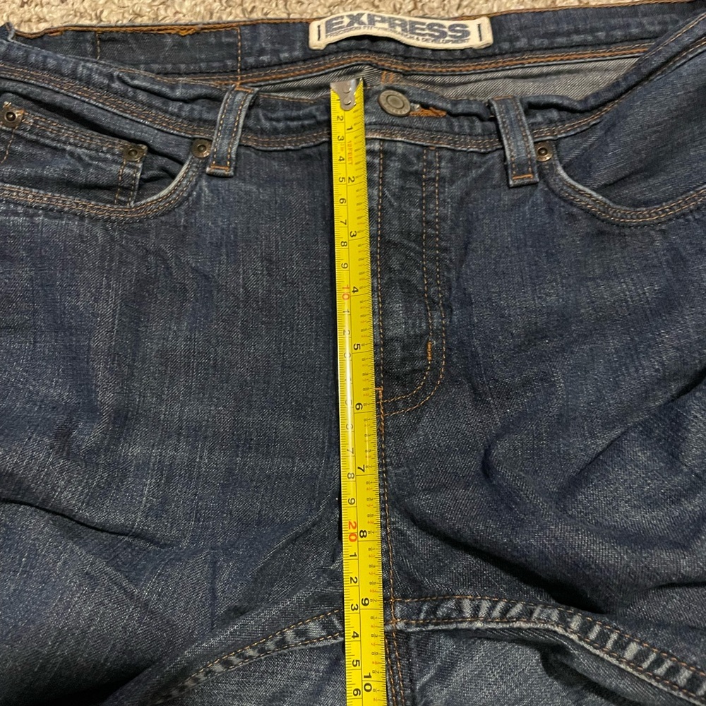 Vintage Express Women’s Vintage Jeans 7/8 Low Rise Boot Cut - Picture 12 of 15